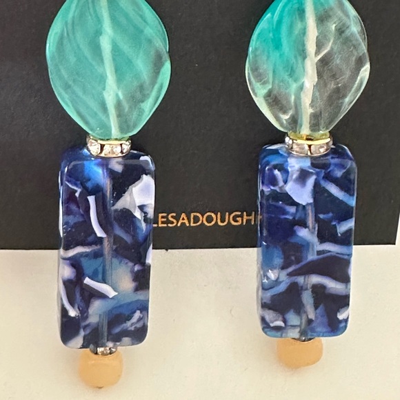 LELE sadoughi colorfu long earrings - Picture 4 of 10